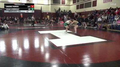 135 lbs Cons. Round 2 - Emerie Parkes, Sumner-Fredericksburg vs Noah Overholt, Iowa City West