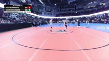 107 lbs Champ. Round 1 - Corianna Parsons, Weiser vs Taylor Schwartz, Boise