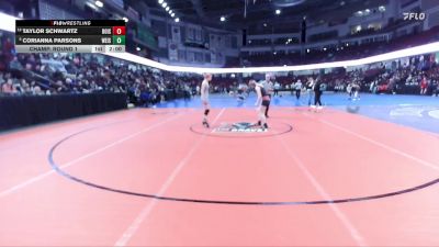 107 lbs Champ. Round 1 - Corianna Parsons, Weiser vs Taylor Schwartz, Boise