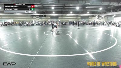 95 lbs Consi Of 16 #1 - Jonah Martinez, Midwest RTC vs Brennan Finley, Willard Youth Wrestling