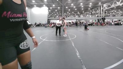 152 lbs Round 1 (6 Team) - Mia O`Farrill, PA West Black vs Zara Exilus, Miami Hawks