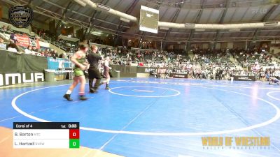 100 lbs Consi Of 4 - Blaine Barton, MTC vs Logan Hartzell, Steel Valley Renegades