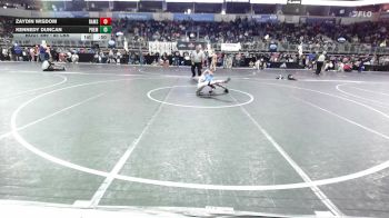 85 lbs Consi Of 8 #2 - Zaydin Wisdom, Rams Wrestling Club vs Kennedy Duncan, Premier