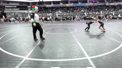 58 lbs Consi Of 16 #2 - Jeremiah Cox, Hammerin Hawks WC vs William Chesnut, Hooligans Wr Ac