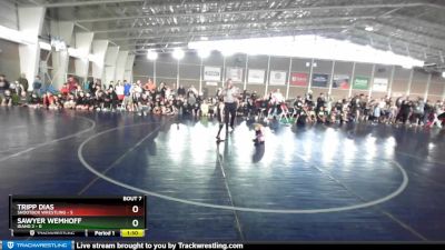 49 lbs Champ Round 1 (16 Team) - Tripp Dias, Shootbox Wrestling vs Sawyer Wemhoff, Idaho 2