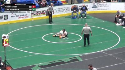 103 lbs Round Of 32 - Noah Losey, Bishop McCort vs Jay McQuiston, Reynolds