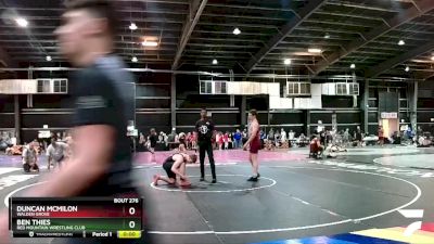 182 lbs Cons. Round 2 - Duncan McMilon, Walden Grove vs Ben Thies, Red Mountain Wrestling Club