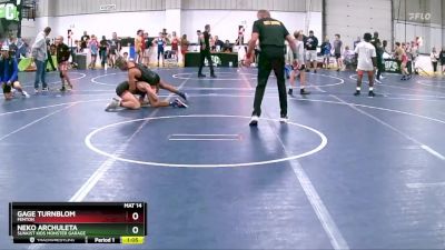 130 lbs Quarterfinal - Gage Turnblom, Fenton vs Neko Archuleta, Sunkist Kids Monster Garage