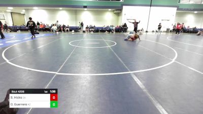 126 lbs Consi Of 64 #2 - Slater Hicks, CA vs Daniel Guerrero, AZ