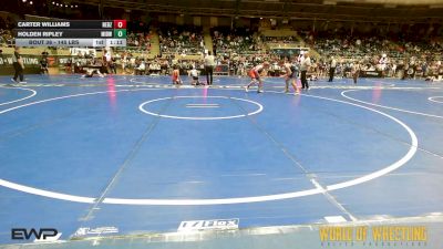 145 lbs Round Of 16 - Carter Williams, Nebraska Boyz vs Holden Ripley, Midwest RTC