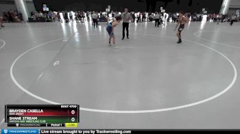 126 lbs Cons. Round 3 - Shane Stream, Lincoln-Way Wrestling Club vs Brayden Casella, New Jersey