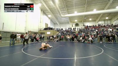 132 lbs Quarters - Dallin Robinson, Orem vs Parker Peterson, Uintah