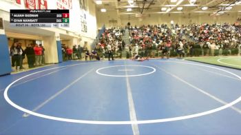 Boys 120 lbs Champ. Round 1 - Alijah Guzman, Silver Creek Boys vs Gyan Nawbatt, Santa Clara Boys