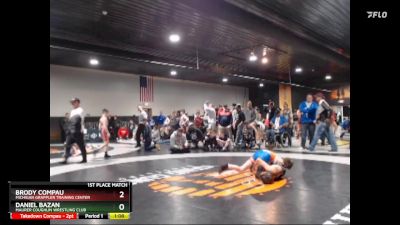 83 lbs 1st Place Match - Daniel Bazan, Maurer Coughlin Wrestling Club vs Brody Compau, Michigan Grappler Training Center