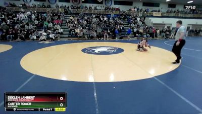 113 lbs 5th Place Match - Deklen Lambert, Cochrane-Fountain City vs Carter Roach, Hayward