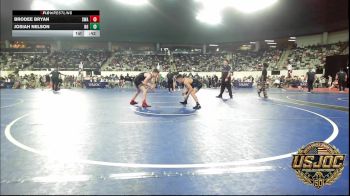 119 lbs Consi Of 8 #2 - Brodee Bryan, Shelton Wrestling Academy vs Josiah Nelson, N8