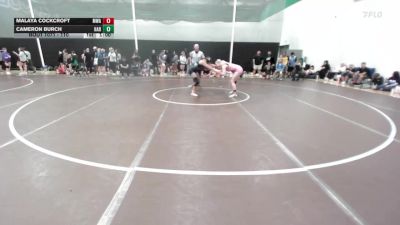 110 lbs Cons. Round 1 - Malaya Cockcroft, MWC Wrestling Academy vs Cameron Burch, Har-Ber