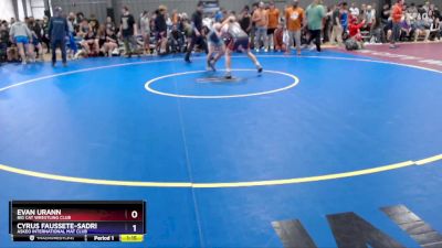 150-157 lbs Round 2 - Evan Urann, Big Cat Wrestling Club vs Cyrus Faussete-Sadri, Askeo International Mat Club