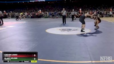 D4-150 lbs Cons. Semi - Blake Holder, Lawton HS vs Cheven Lesko, Vassar HS