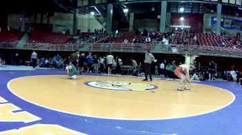 126 lbs Quarters & 1st Wb (16 Team) - Cristian Lara, Schuyler vs Riley Bishop, Doniphan-Trumbull