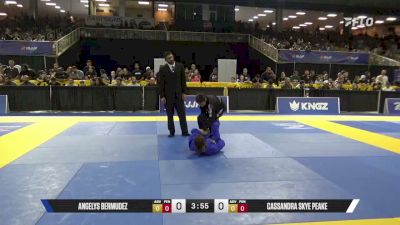 Cassandra Skye Peake vs Angelys Bermudez 2026 Pan Kids Jiu-Jitsu IBJJF Championship