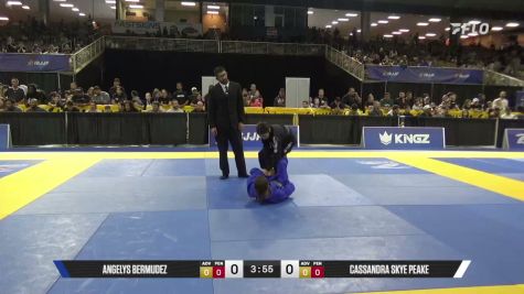 Cassandra Skye Peake vs Angelys Bermudez 2026 Pan Kids Jiu-Jitsu IBJJF Championship