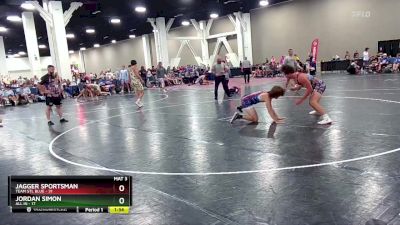 175 lbs Round 1 (6 Team) - Jordan Simon, All In vs Jagger Sportsman, Team STL Blue