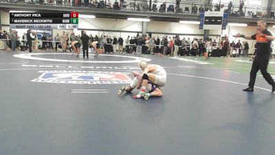 150 lbs Quarterfinal - Anthony Pica, Garden City vs Maverick Beckwith, Norwich