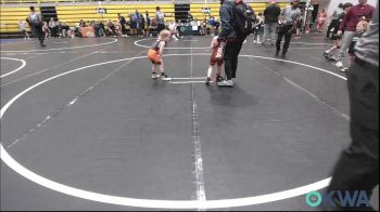 46 lbs Round Of 16 - Amelia Mairel, Perry Wrestling Academy vs Zane Eichenauer, Cowboy Wrestling Club