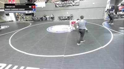 61 kg 3rd Place Match - Micah Lee, Valhalla Wrestling Club vs Mario Carreno Gopar