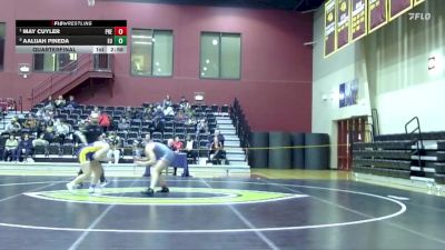 160 lbs Quarterfinal - May Cuyler, Presbyterian vs Aalijah Pineda, Emmanuel University