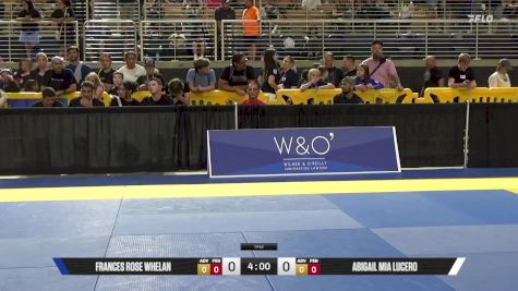 Abigail Mia Lucero vs Frances Rose Whelan 2025 Pan Kids Jiu-Jitsu IBJJF Championship