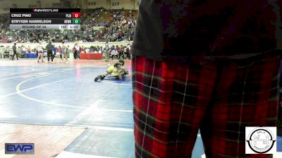 100 lbs Round Of 64 - Cruz Pino, Plainview JH vs Stryker Harrelson, Newkirk