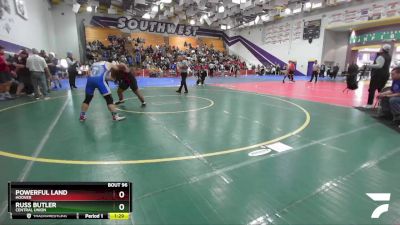 190 Boys Champ. Round 1 - Russ Butler, Central Union vs Powerful Land, Hoover