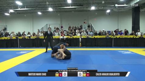 Caleb Araujo Gualberto vs Mateus Marx Dias 2026 Pan IBJJF Jiu-Jitsu No-Gi Championship