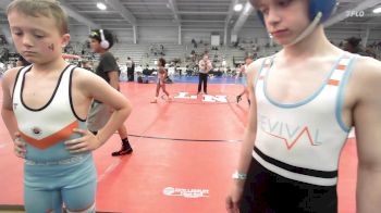 90 lbs Rr Rnd 3 - Brayden LaRoche, Revival Blue vs Mason Baskcomb, Reaper Wrestling Club