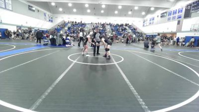 120 lbs 7th Place Match - Ashlyn Hemm, Del Oro vs Alexis Espinoza, Ventura