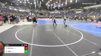 55 lbs 5th Place - David Salinas, Montrose Elite vs Keaden Albo, Cortez Wrestling Club