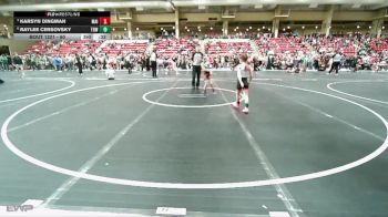 50 lbs Quarterfinal - Zayleigh Goff, Maize vs Leilani Ingram, Team Of Hard Knox