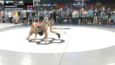 113 lbs Champ. Rd Of 256 - Jaxon Moralez, New Mexico vs Gunner Killingsworth, Arkansas