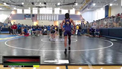 132 lbs Champ. Round 1 - Braden Carroll, Vancleave High School vs Kelton Threatt, Desoto Central