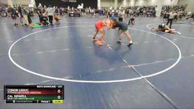 215 lbs Cons. Round 2 - Conor LeDuc, Flathead High School Wrestling vs Cal Sidwell, Bear Cave Wrestling Club