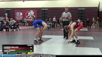 138 lbs Round 1 - Cade Korsmo, Crestwood vs Jamison Wallace, Maquoketa