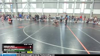 44-45 lbs Round 1 - Weslee Fritz, Team Real Life Wrestling vs Bentley Maurice Cormier, Team Aggression WC