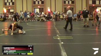 112 lbs Round 1 - Carter Barz, Sauk Rapids vs Gabe Sardone, Fish Eye Wrestling