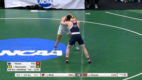 184 lbs, s, Bo Nickal, Penn State vs Domenic Abounader, Michigan