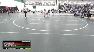 138 lbs Cons. Round 2 - Austin Lingen, The Best Wrestler vs Emiliano Gauna, South Central Punishers