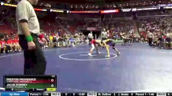 113 lbs Finals (1st & 3rd) - Jacob Downey, 5-Logan-Magnolia vs Preston Providence, 3-West Sioux, Hawarden