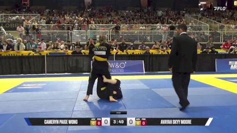 Avayah Skyy Moore vs Cameryn Paige Wong 2025 Pan Kids Jiu-Jitsu IBJJF Championship