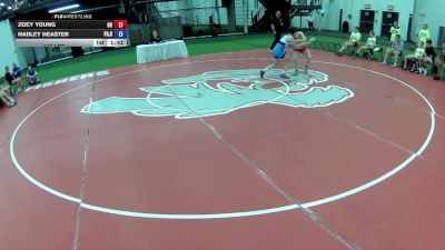 115 lbs Zoey Young, Oregon vs Hadley Heaster, Pennsylvania Blue